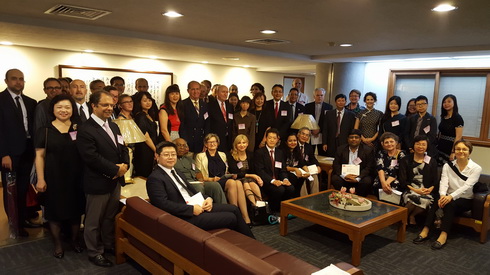 外籍訪問學人應邀參加2016年度雙十國慶酒會