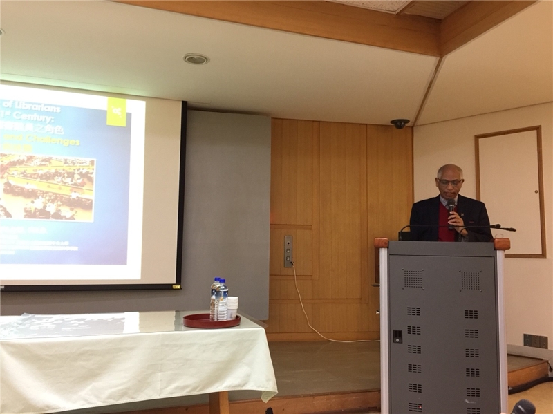 Dr. Ismail Abdullahi「二十一世紀圖書館員的角色」演講