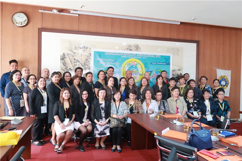 菲律賓Munparlas Library Association 理事長Ms. Marivic Selencio一行38人來館進行標竿學習之旅