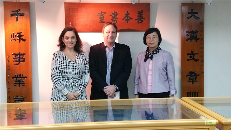 駐台北以色列經濟文化辦事處柯思畢代表來館拜會館長並參訪國圖