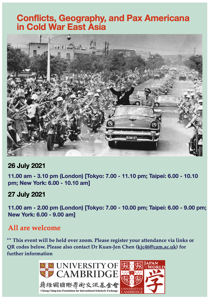 Conflicts, Geography, and Pax Americana in Cold War East Asia