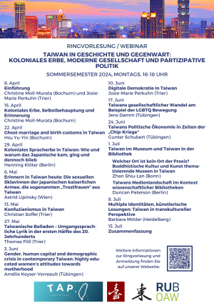 Digital Teaching and Digital Humanities in Taiwan Studies