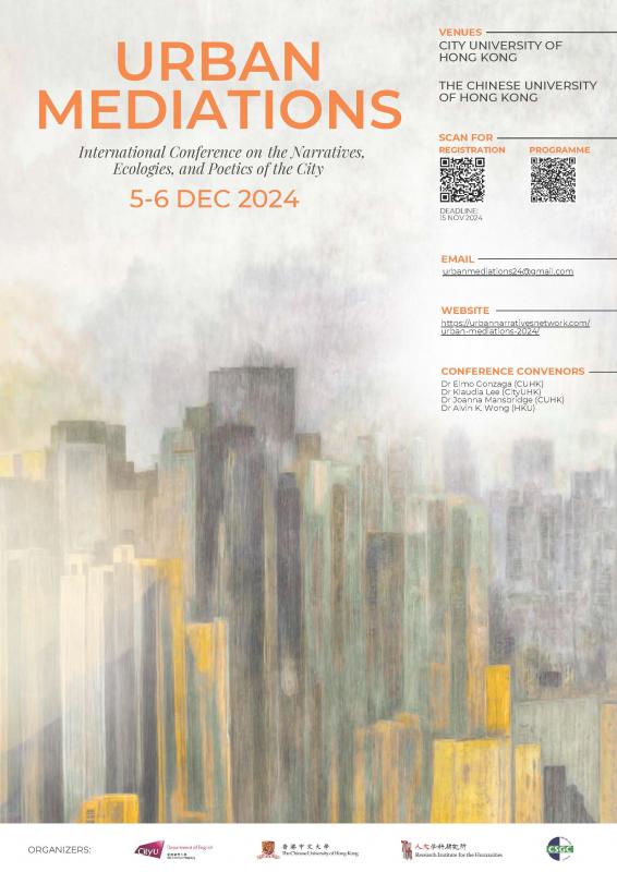 Urban Mediations: International Conference on Narratives, Ecologies, and Poetics of the City