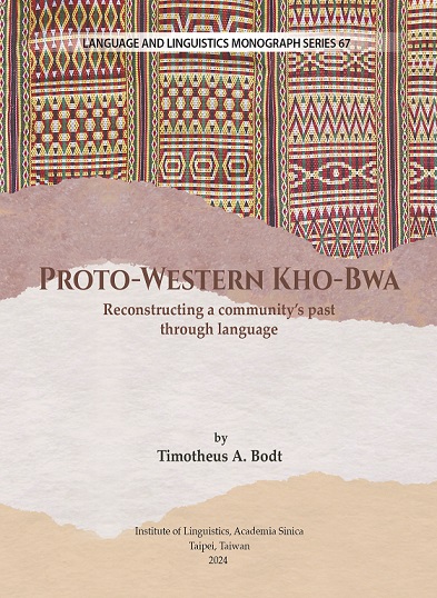 Proto-Western Kho-Bwa: Reconstructing a Community's Past through Language