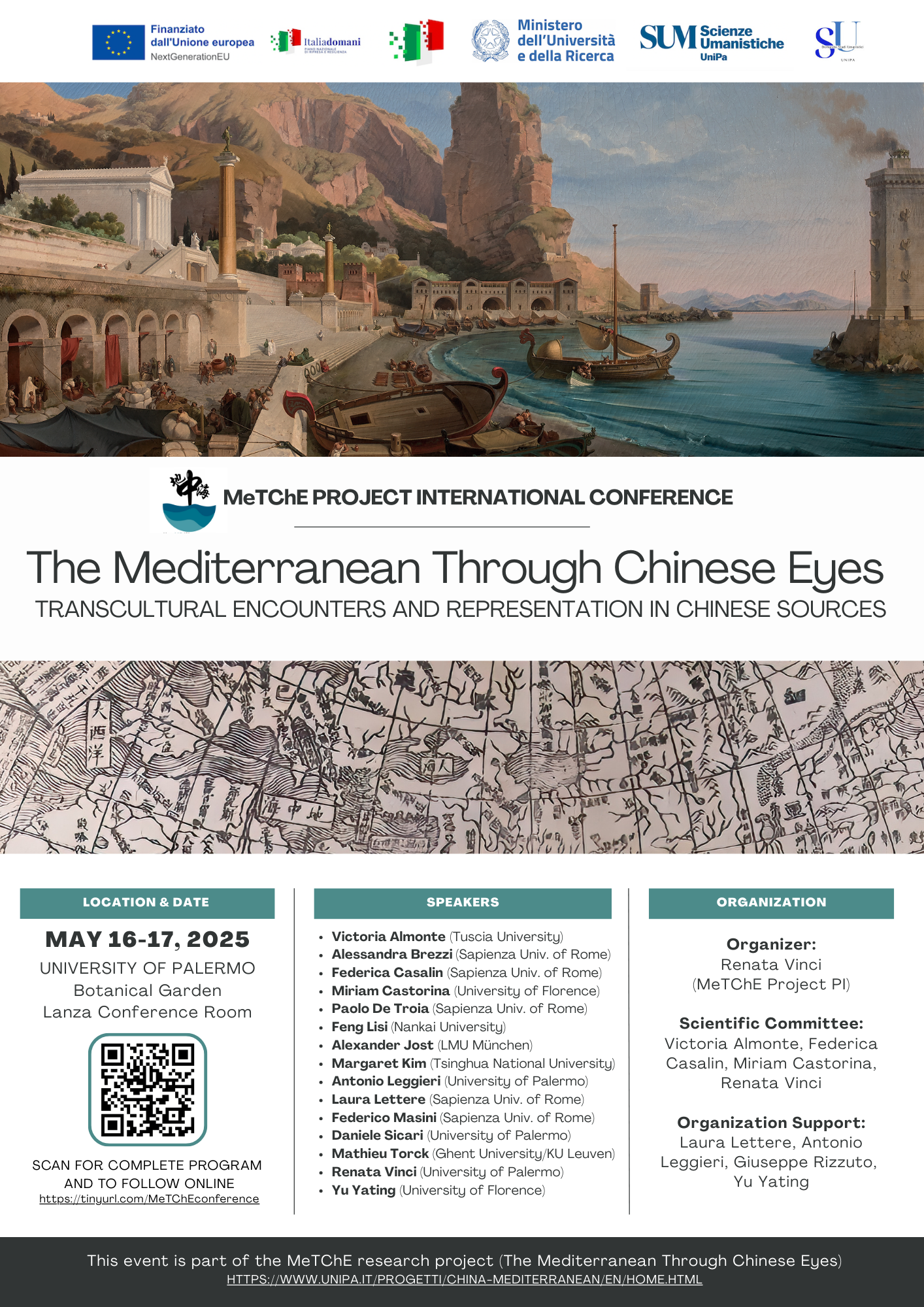 2nd MeTChE Conference: The Mediterranean Through Chinese Eyes: Transcultural Encounters and Representation in Chinese Sources