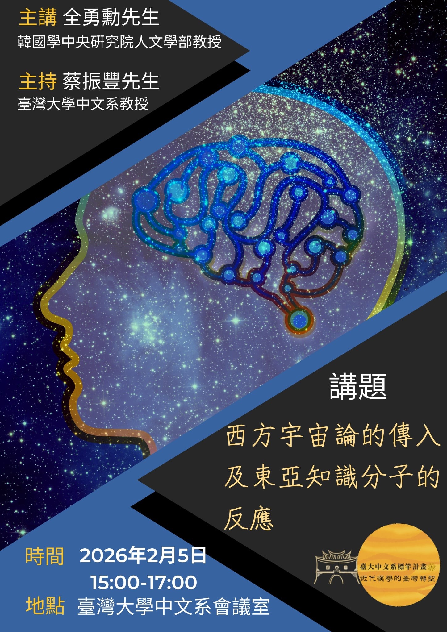 【演講】全勇勳：西方宇宙論的傳入及東亞知識分子的反應