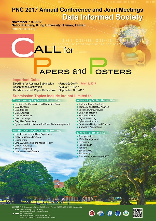 PNC 2017 Annual Conference and Joint Meetings: Data Informed Society