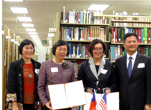 國家圖書館與美國加州大學洛杉磯分校合作設立「臺灣漢學資源中心」
